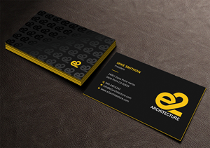 Design de Carte de Visite par DesignShout pour E2 Architecture | Design : #29031175