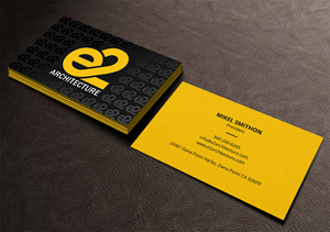 Design de Carte de Visite par DesignShout pour E2 Architecture | Design : #29031209