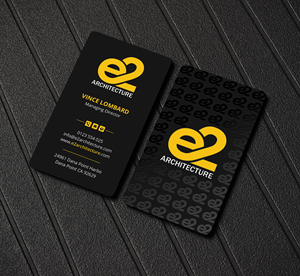 Design de Carte de Visite par DesignShout pour E2 Architecture | Design : #29031261