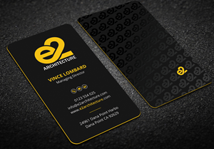 Design de Carte de Visite par DesignShout pour E2 Architecture | Design : #29031328