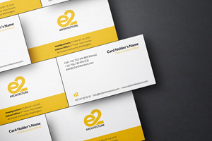 Business Card Design by faizanzh for E2 Architecture | Design: #29057928