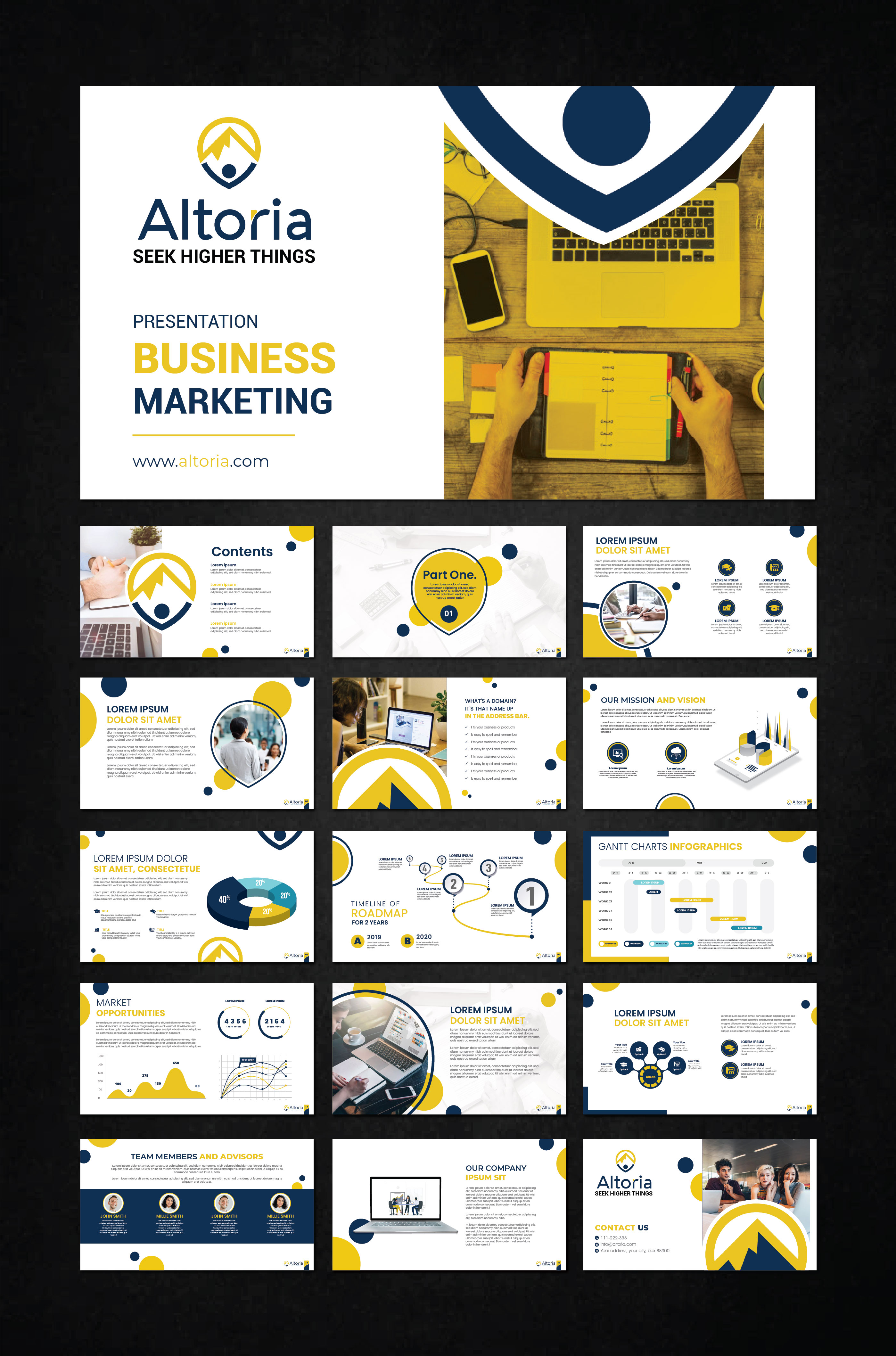PowerPoint-Design von artbitin für MQM Soluciones, S.C. | Design: #29030776