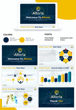 Corporate Trainning business needs PPT template for sales, reports and projects | PowerPoint Design by pb