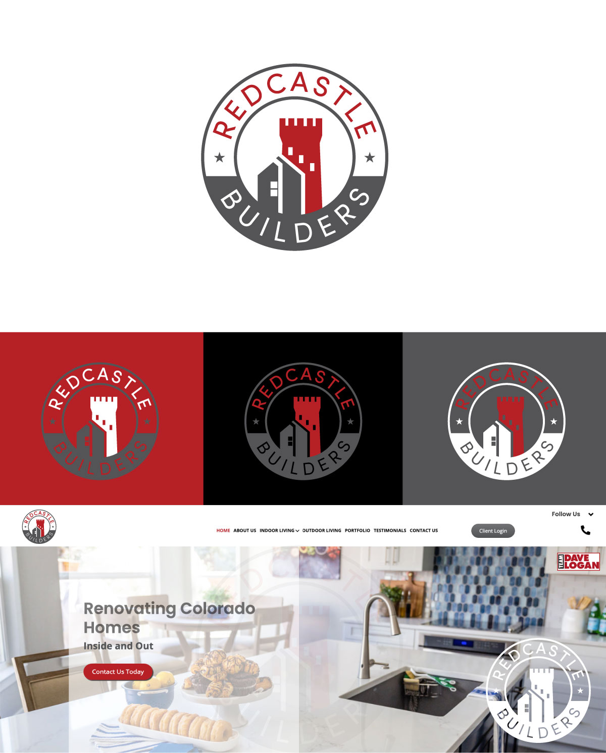 Logo Design by RS_Design for Redcastle Buiders | Design #29030430
