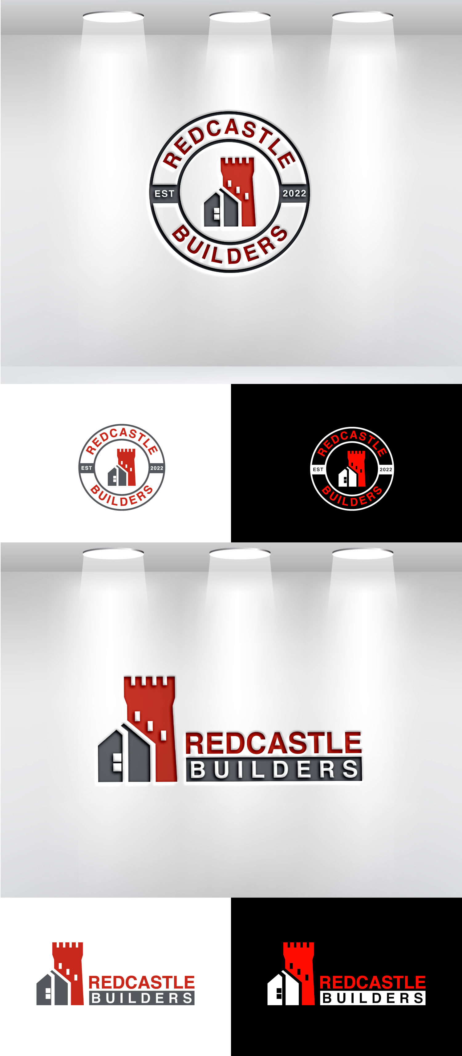 Logo Design by Mi Design1 for Redcastle Buiders | Design #29029646