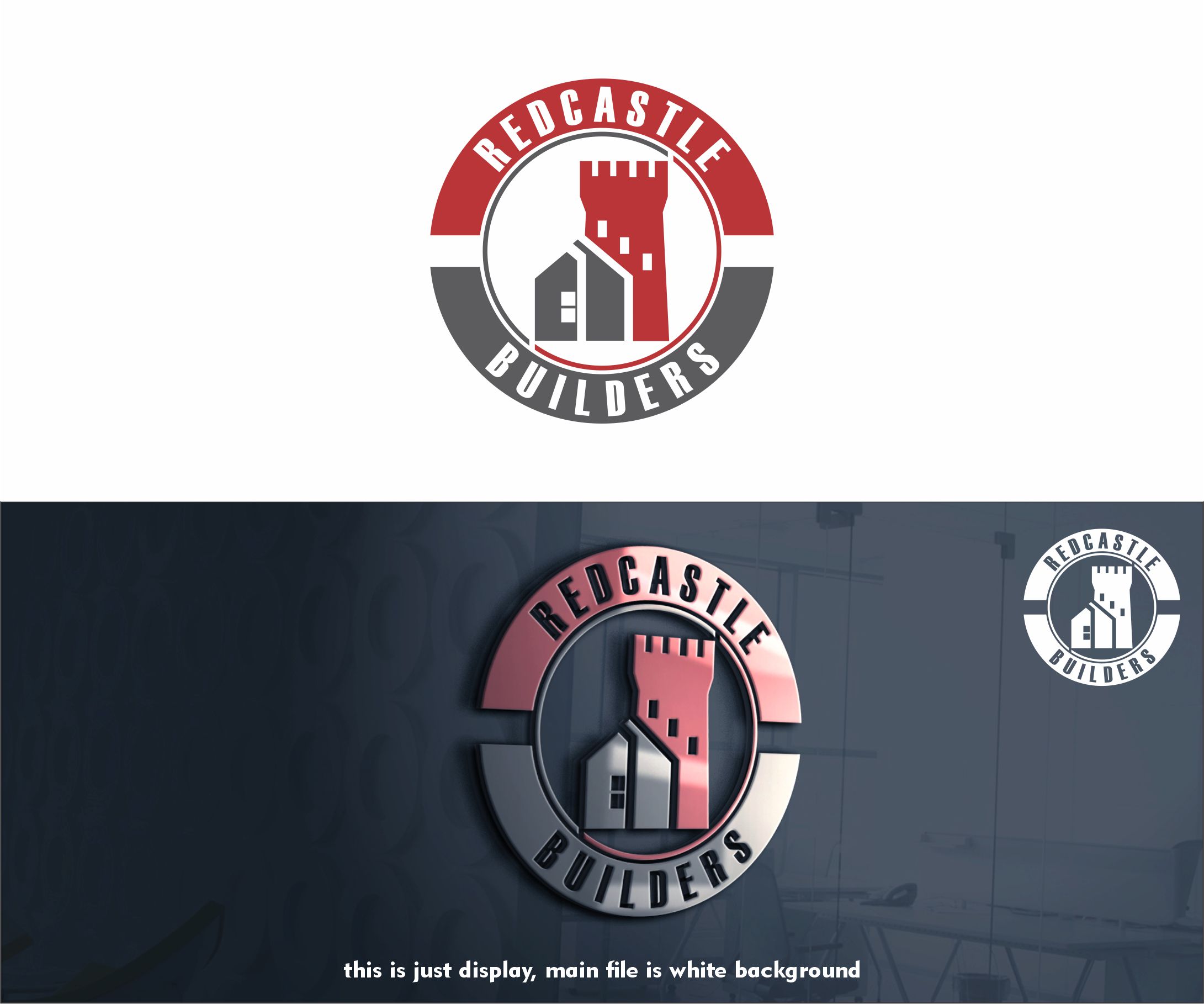 Logo Design by alkaline for Redcastle Buiders | Design #29029497