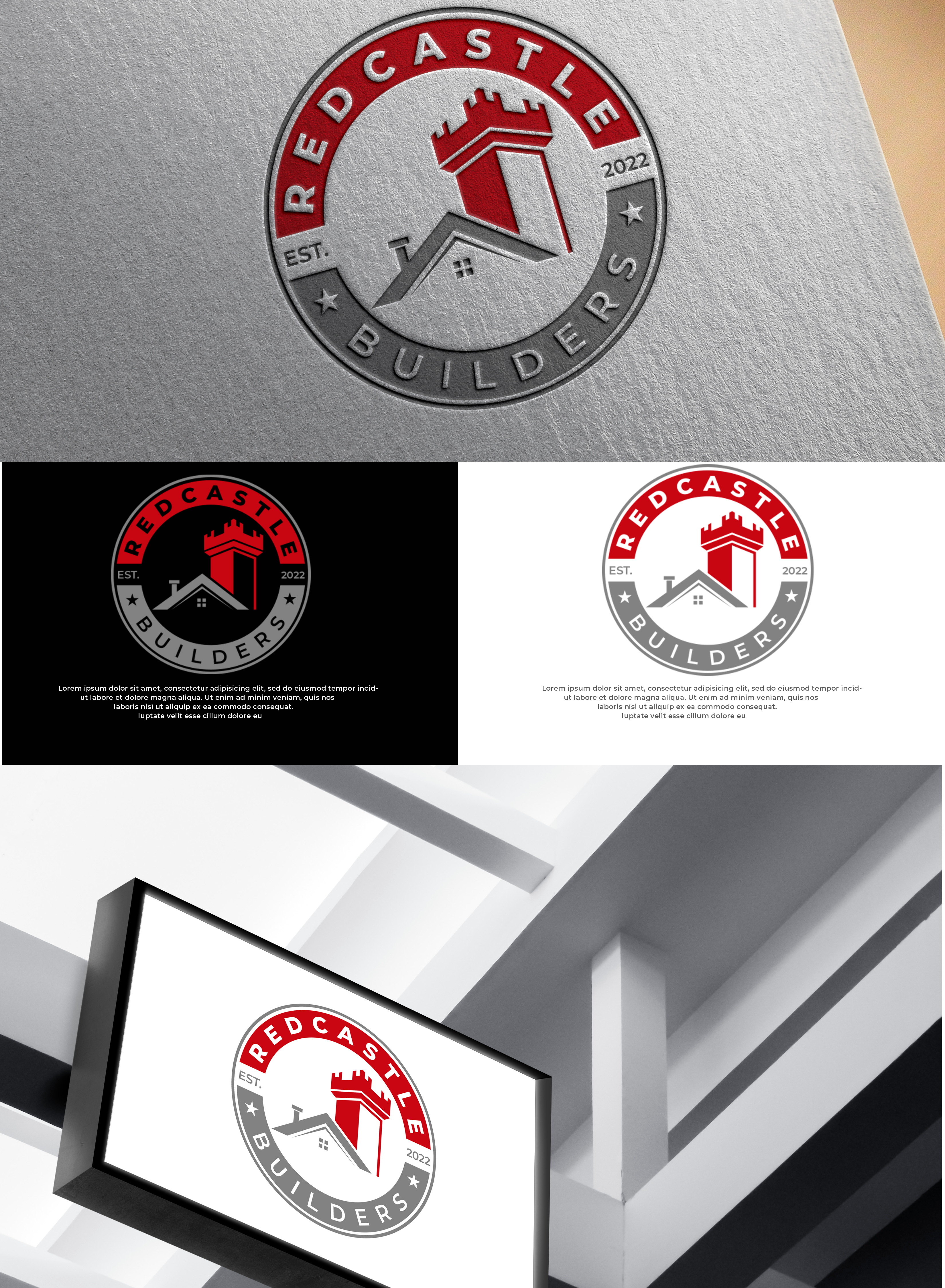 Logo Design by Graphixpointt for Redcastle Buiders | Design #29031280
