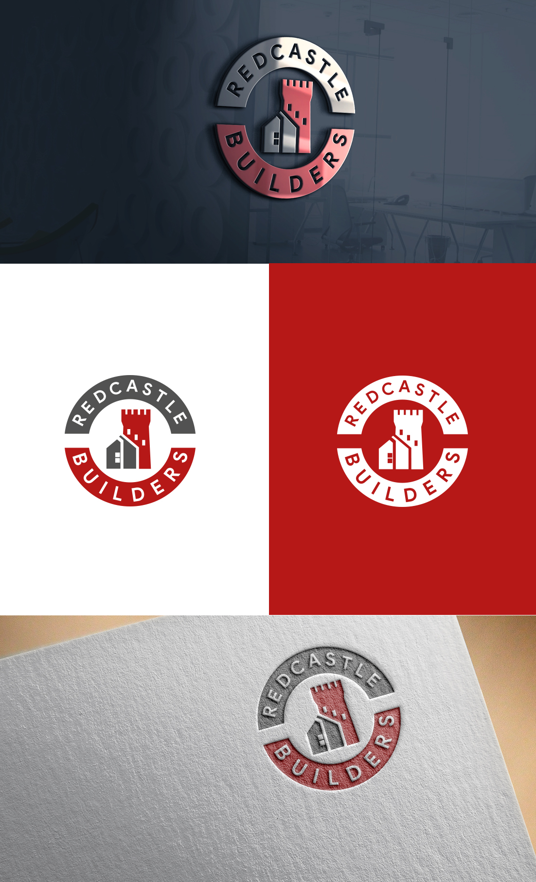 Logo Design by GLDesigns for Redcastle Buiders | Design #29029379
