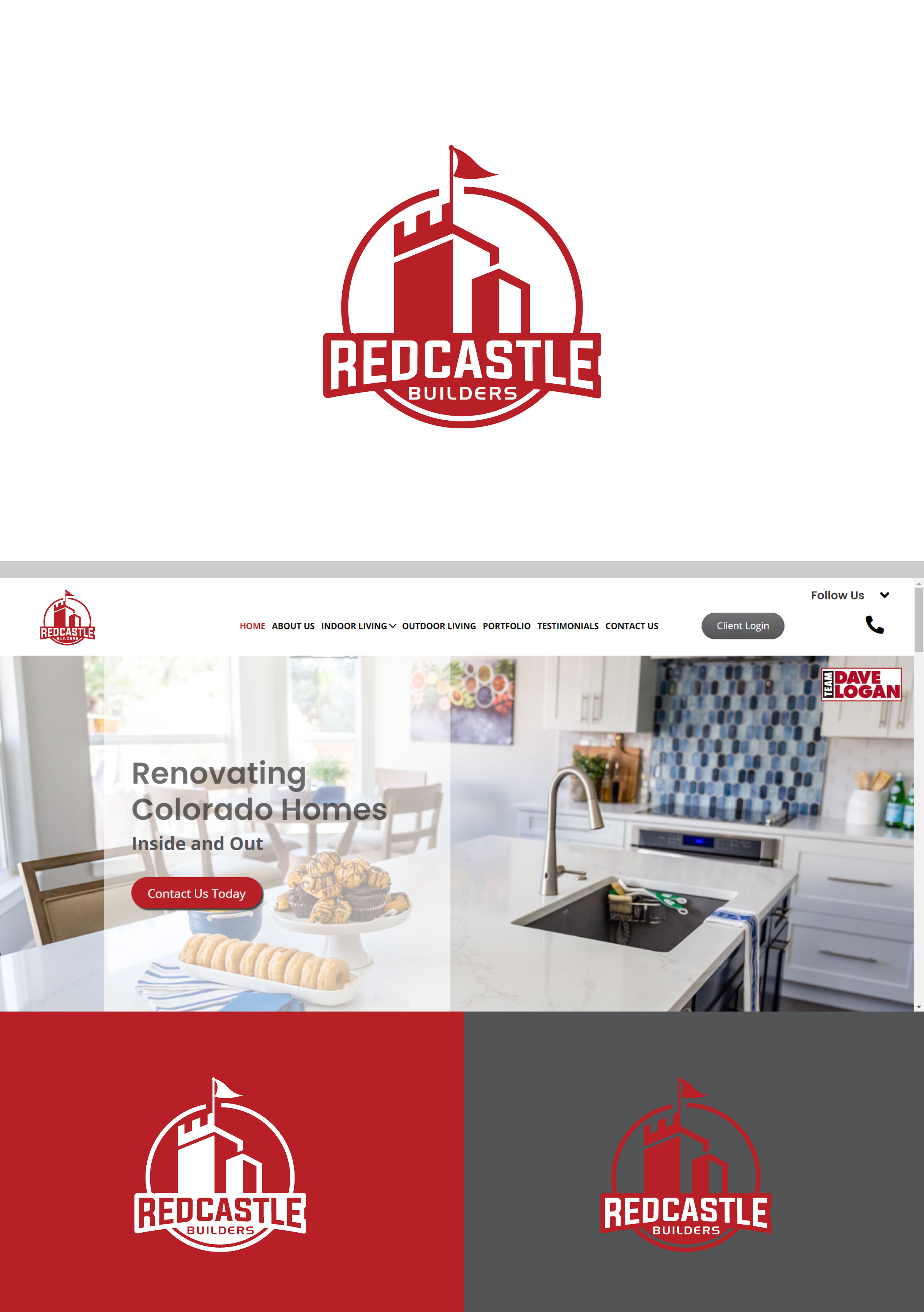 Logo Design by ecorokerz for Redcastle Buiders | Design #29029891
