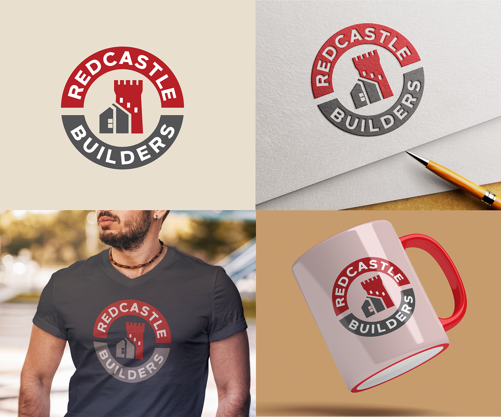 Logo Design by dennisdesigns for Redcastle Buiders | Design #29033867