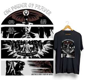 the power of prayer | T-shirt Design by iqbalyozanda