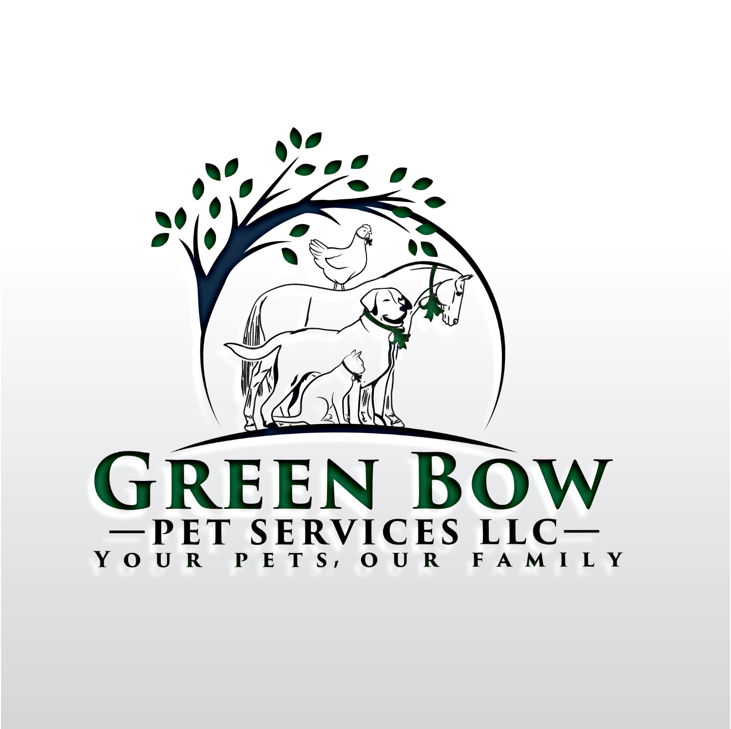 Design de Logo par Amelia... pour Green Bow Pet Services LLC  | Design : #29074087