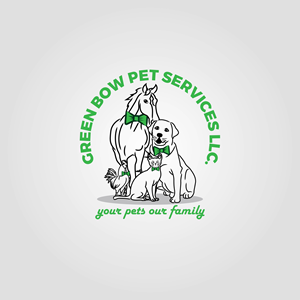 Diseño de Logo por jhunzkie24 para Green Bow Pet Services LLC  | Diseño #29038605