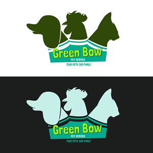 Diseño de Logo por Indra Mahendra para Green Bow Pet Services LLC  | Diseño #29071328