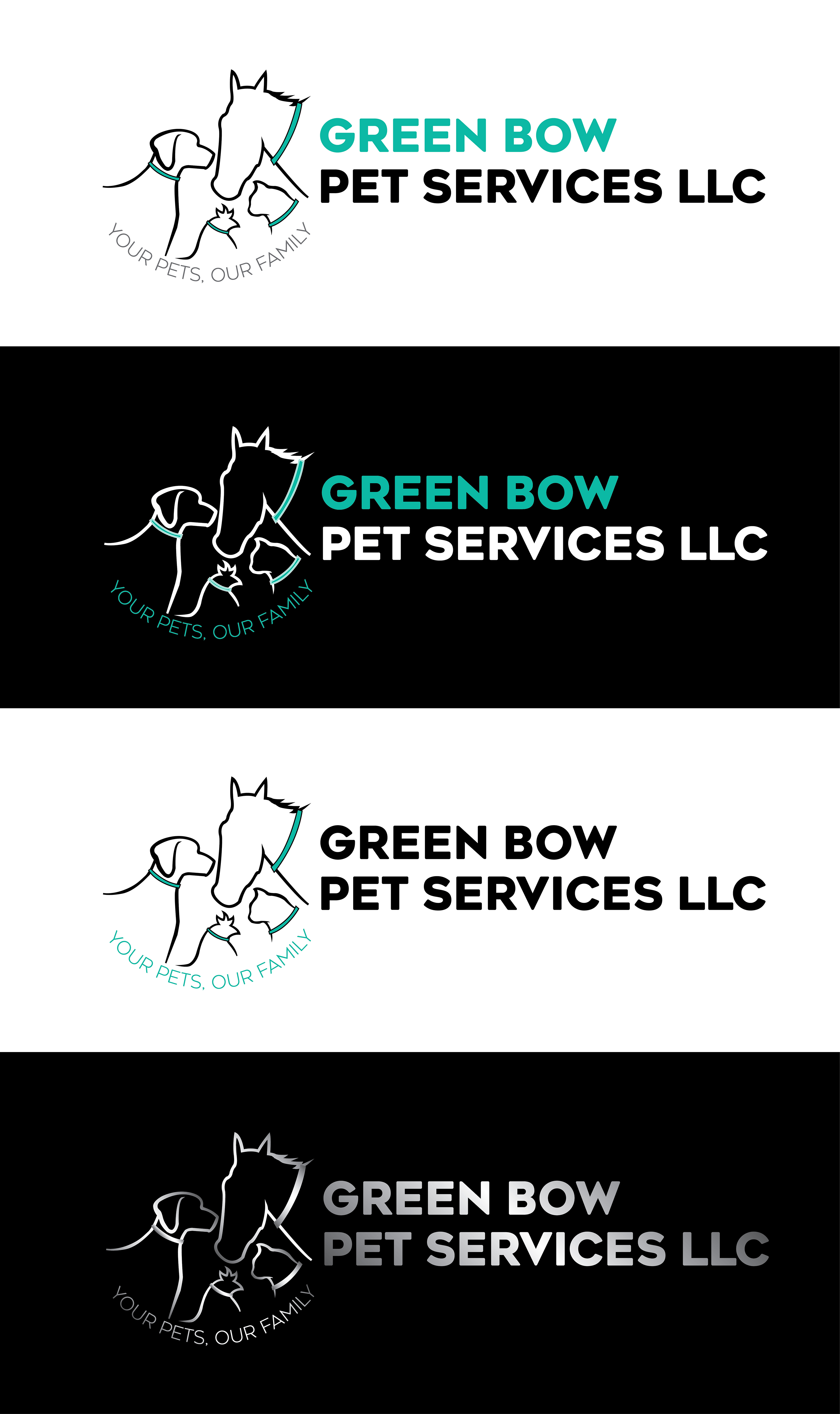Design de Logo par MewDes pour Green Bow Pet Services LLC  | Design #29071082