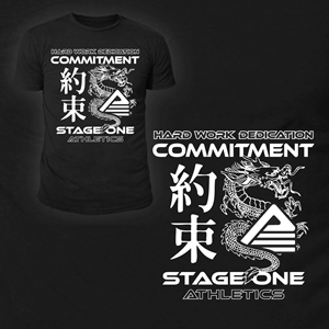 Typography design that represents the value of being committed to your vision, goals, and success | Diseño de Camiseta por OR-PiXEL STUDIO ™
