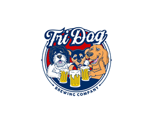 Tri Dog Brewing Company | Logo Design by alpino