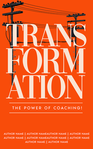 Book title: Transformation: The power of coaching! | Diseño de portada de libro por MAMATA 2020