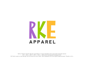 Logo Design by Cliping_path for Rke Apparel  | Design: #29039354