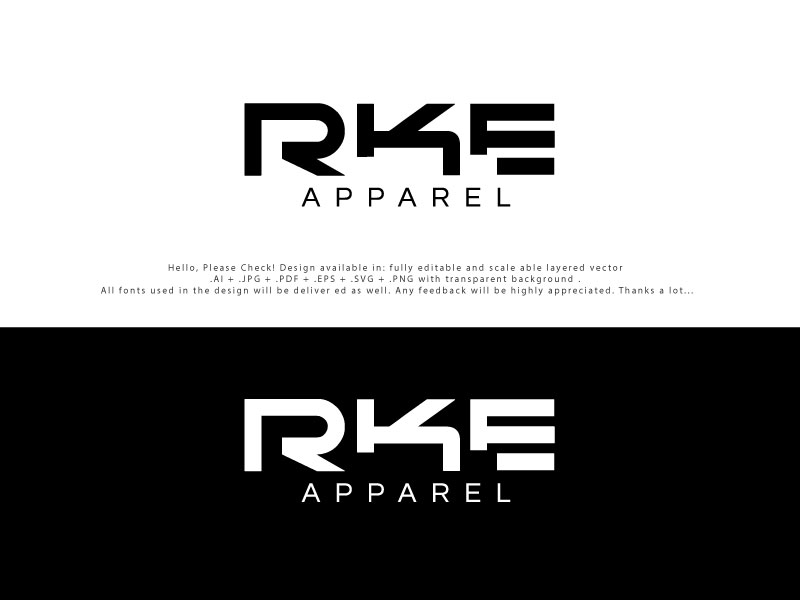Logo Design by Cliping_path for Rke Apparel  | Design #29039355