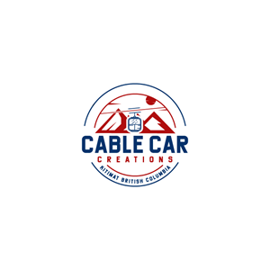 Cable Car Creations and under it it would say either Kitimat BC or Kitimat British Columbia in a smaller font | Logo Design by Lykos