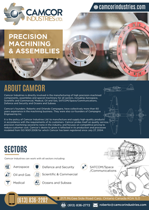 Camcor Industries Digital Flyer | Flyer Design by Sun Creative
