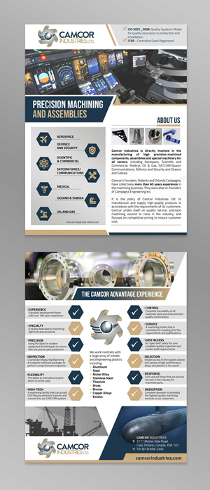 Camcor Industries Digital Flyer | Diseño de Flyer por DA.