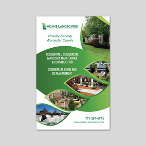 Flyer Design by san.ty for Adams Landscapes, LLC | Design: #29050814