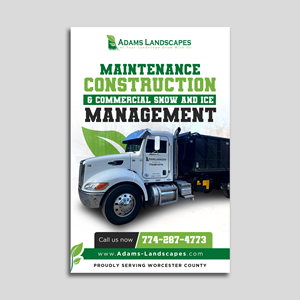 Flyer Design by Design Motion for Adams Landscapes, LLC | Design: #29045949