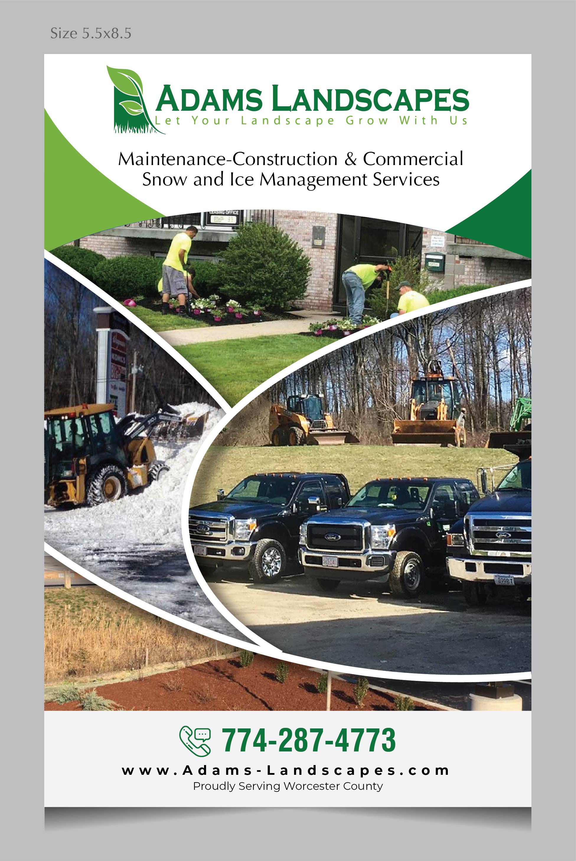 Flyer Design by yugcreativeart for Adams Landscapes, LLC | Design #29048112