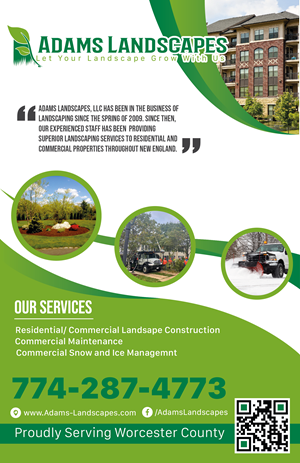 Flyer Design by Vyacheslav65 for Adams Landscapes, LLC | Design #29045223