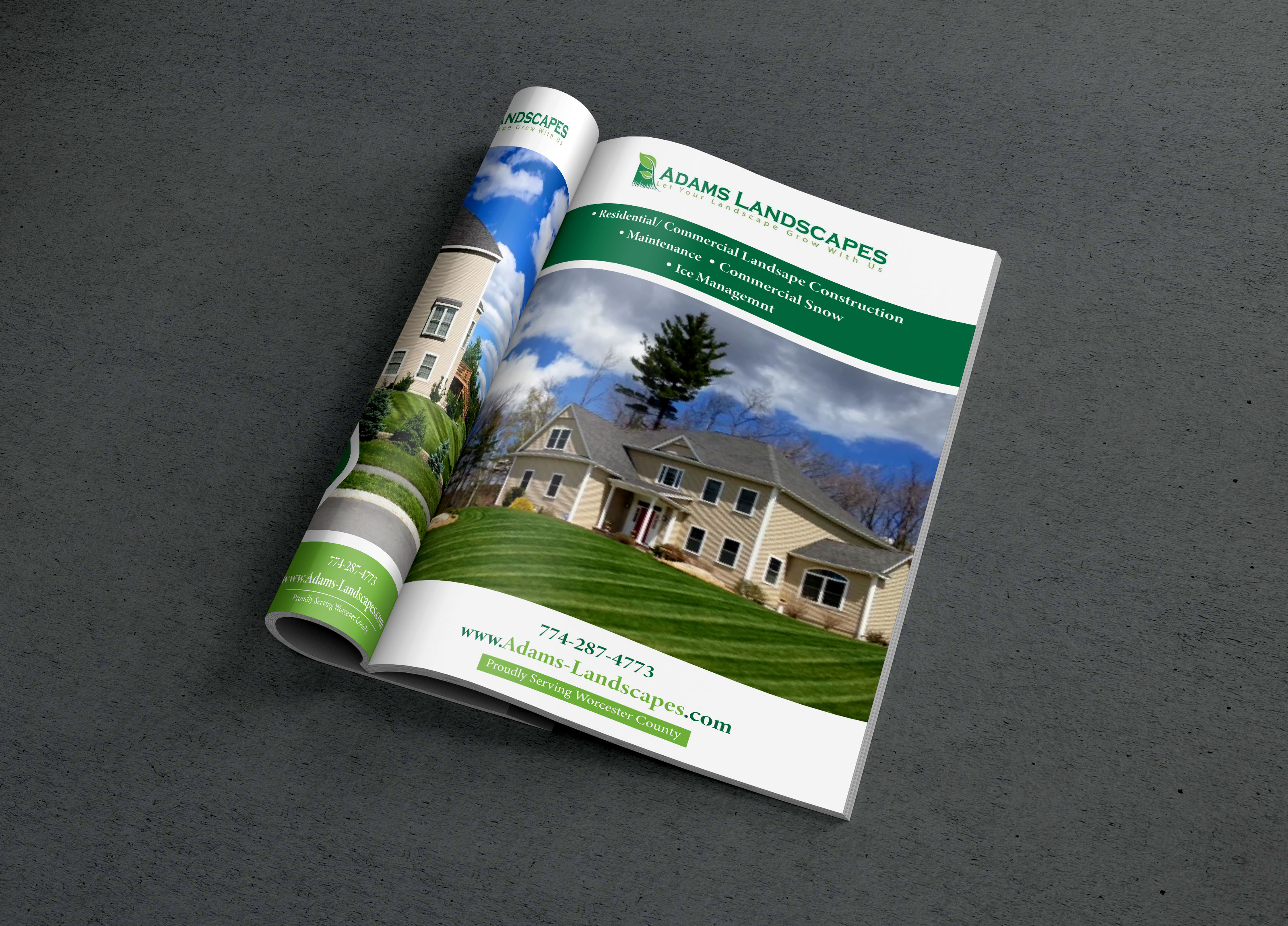 Flyer Design by artbitin for Adams Landscapes, LLC | Design #29045131