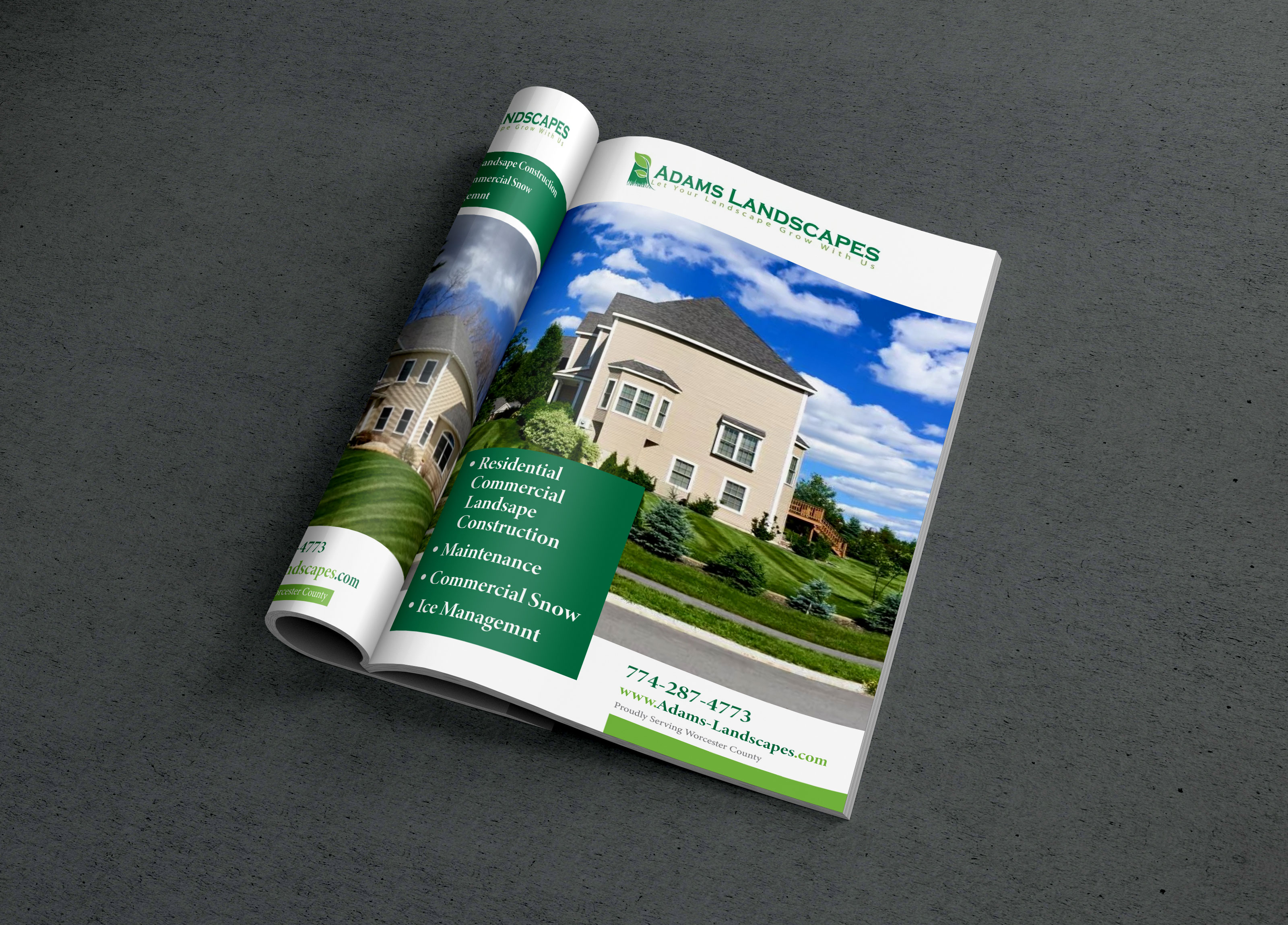 Flyer Design by artbitin for Adams Landscapes, LLC | Design #29045132