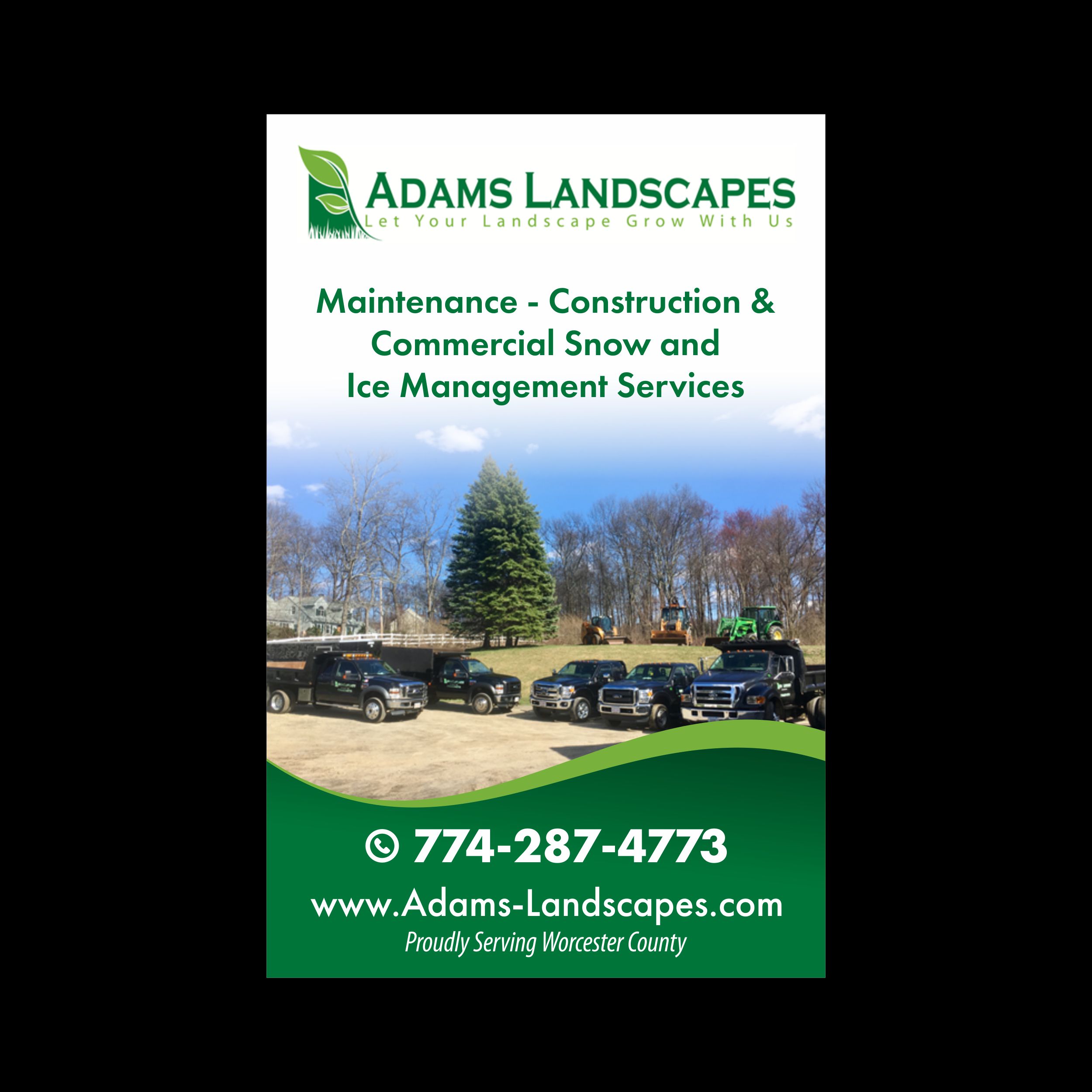 Flyer Design by nng for Adams Landscapes, LLC | Design #29056071