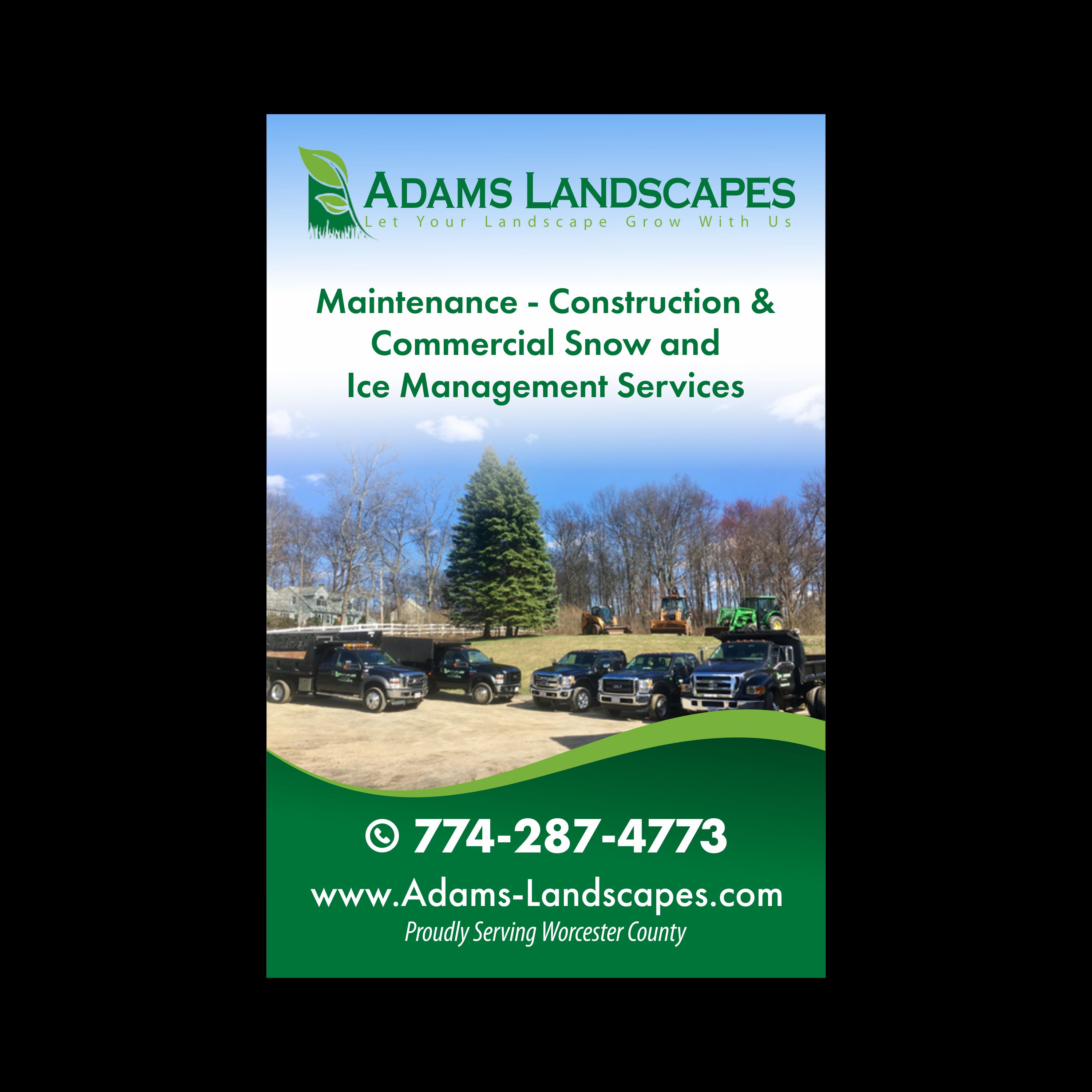 Flyer Design by nng for Adams Landscapes, LLC | Design #29056831
