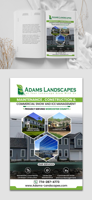 Flyer Design by debdesign for Adams Landscapes, LLC | Design: #29044686