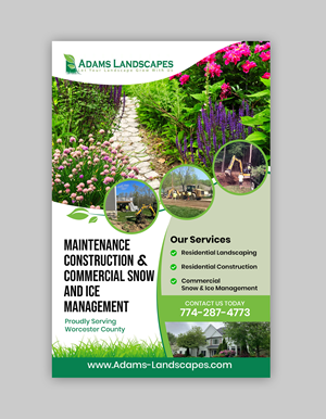 Flyer Design by debdesign for Adams Landscapes, LLC | Design: #29045467