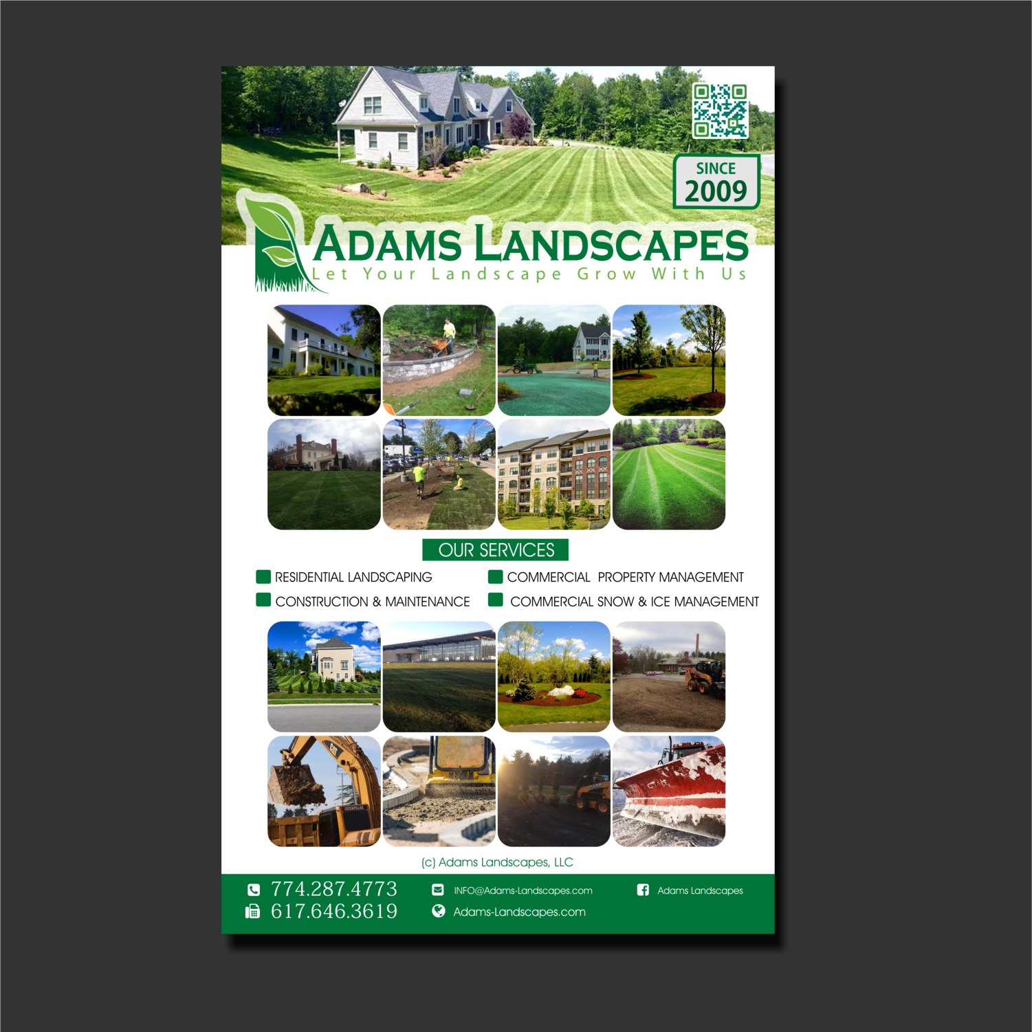Flyer Design by elveneclipse for Adams Landscapes, LLC | Design #29045638