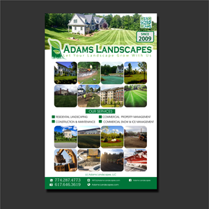 Flyer Design by elveneclipse for Adams Landscapes, LLC | Design: #29045638