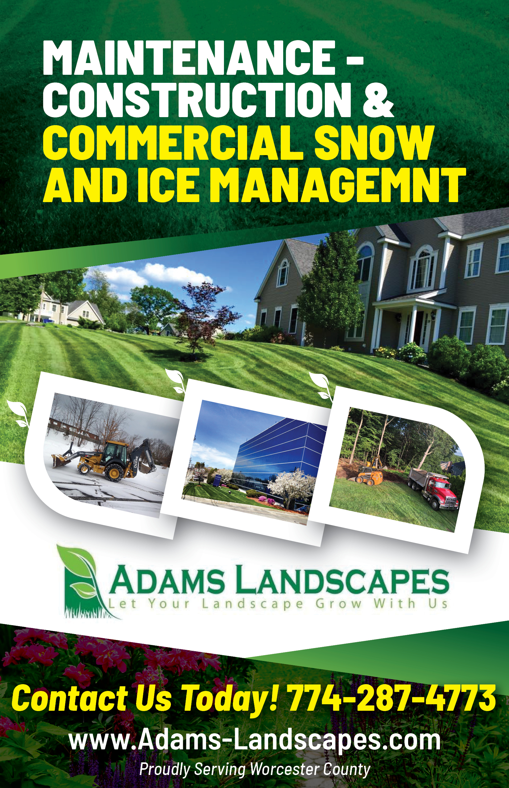 Flyer Design by creative.SB for Adams Landscapes, LLC | Design #29050579