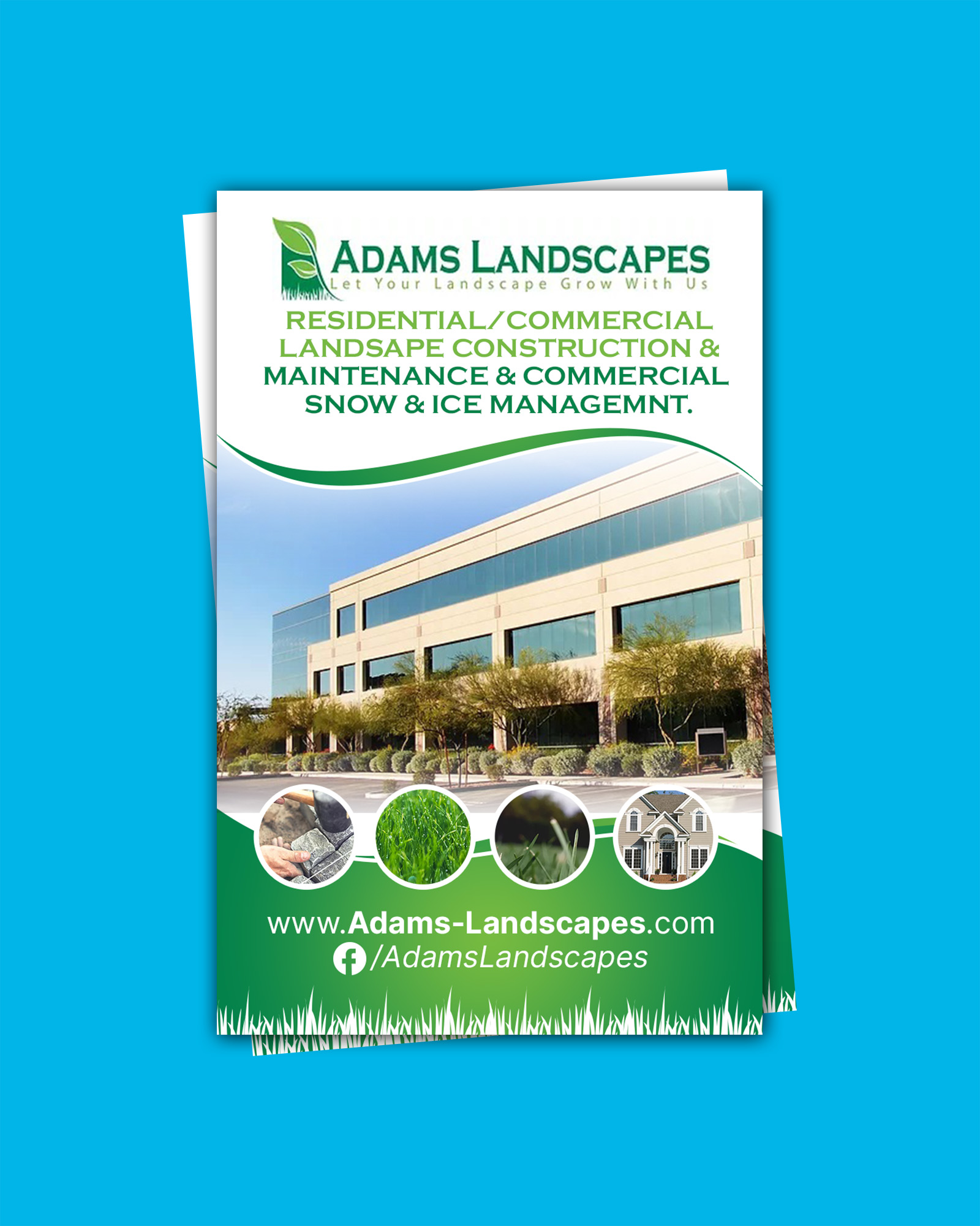 Flyer Design by chandrayaan.creative for Adams Landscapes, LLC | Design #29050723