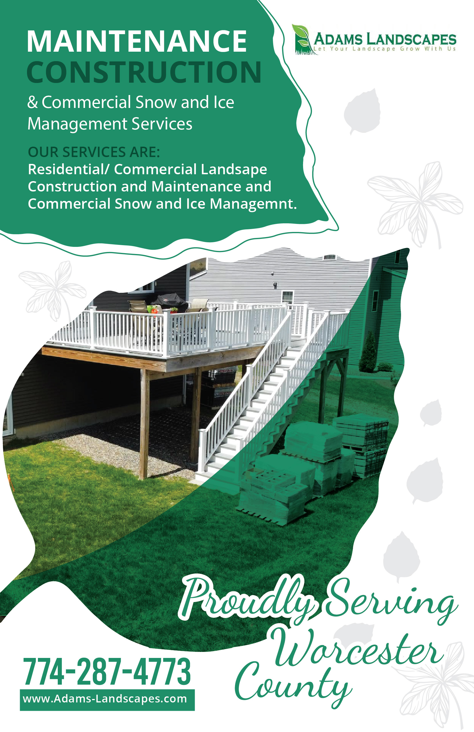 Flyer Design by Payel Paul for Adams Landscapes, LLC | Design #29047268