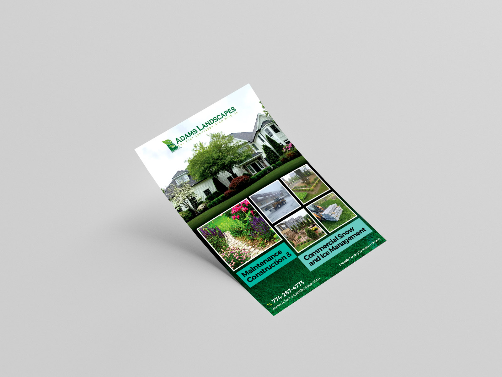 Flyer Design by D Creativez for Adams Landscapes, LLC | Design #29055093