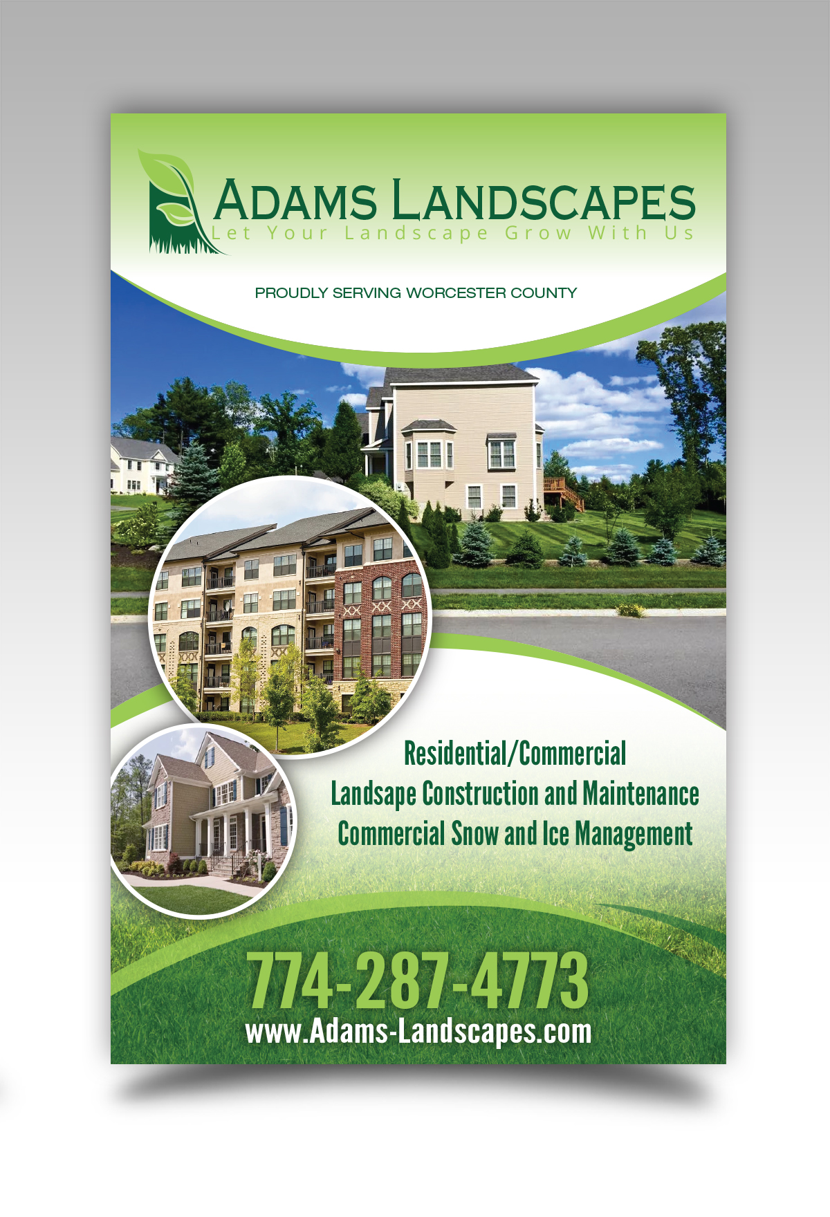 Flyer Design by ProGravix for Adams Landscapes, LLC | Design #29053426