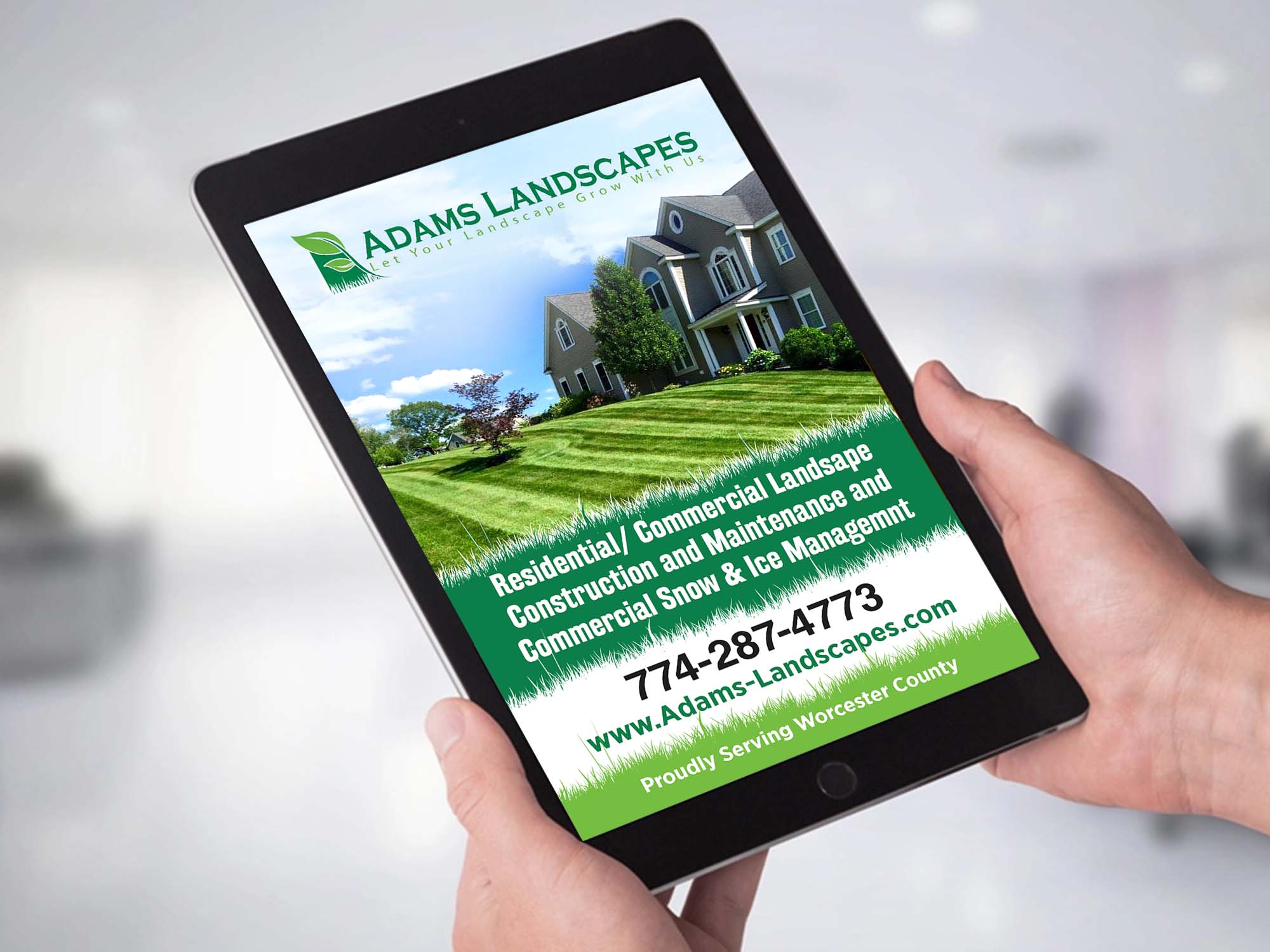 Flyer Design by GraphicsGuru for Adams Landscapes, LLC | Design #29044077