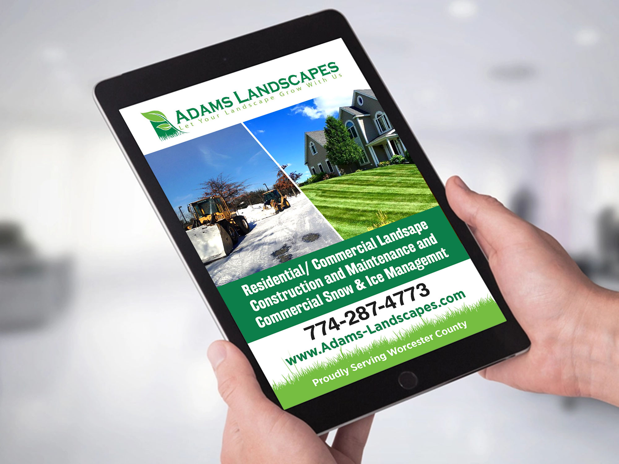 Flyer Design by GraphicsGuru for Adams Landscapes, LLC | Design #29047165
