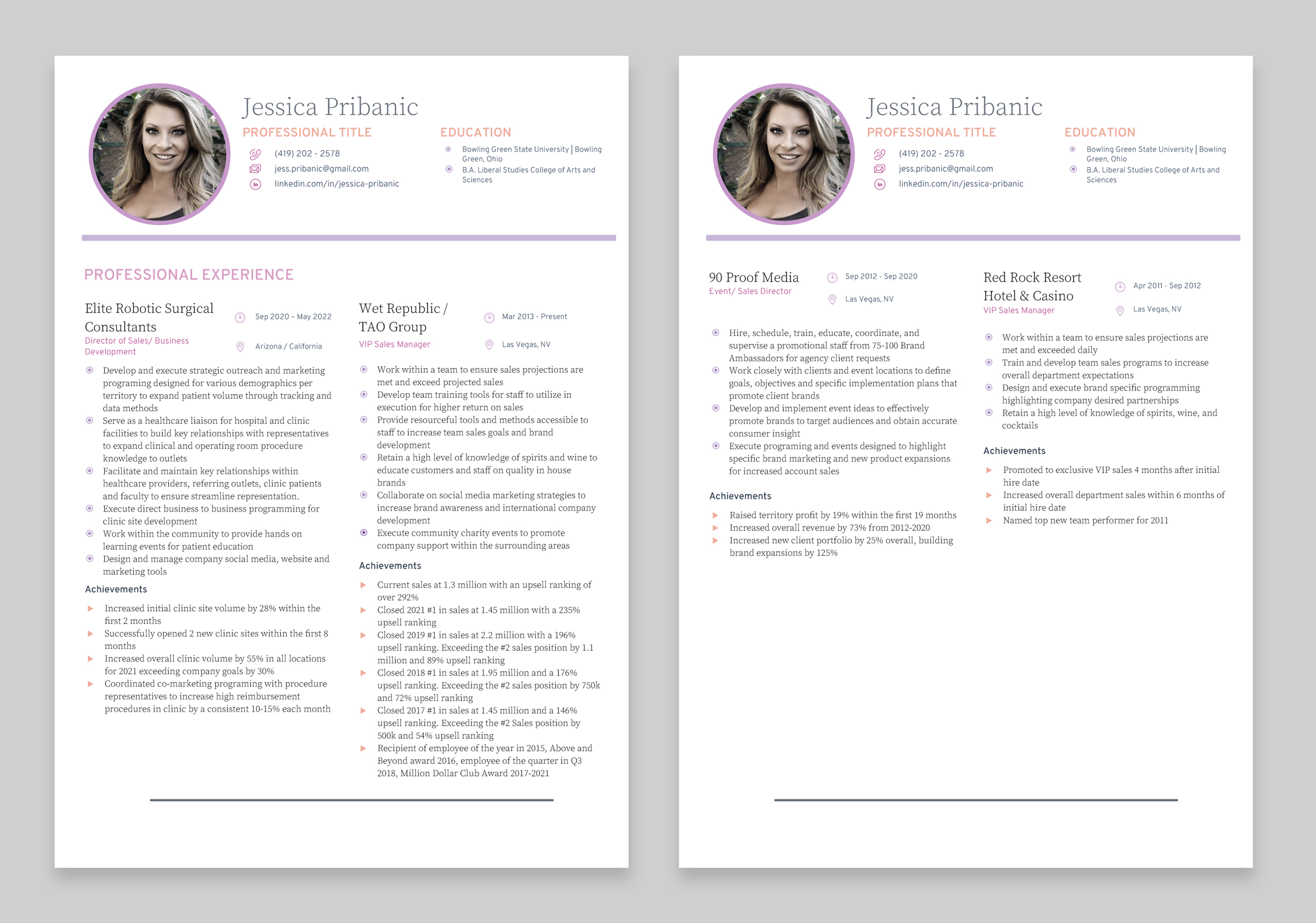 Resume Design by agdesign for this project | Design #29050217