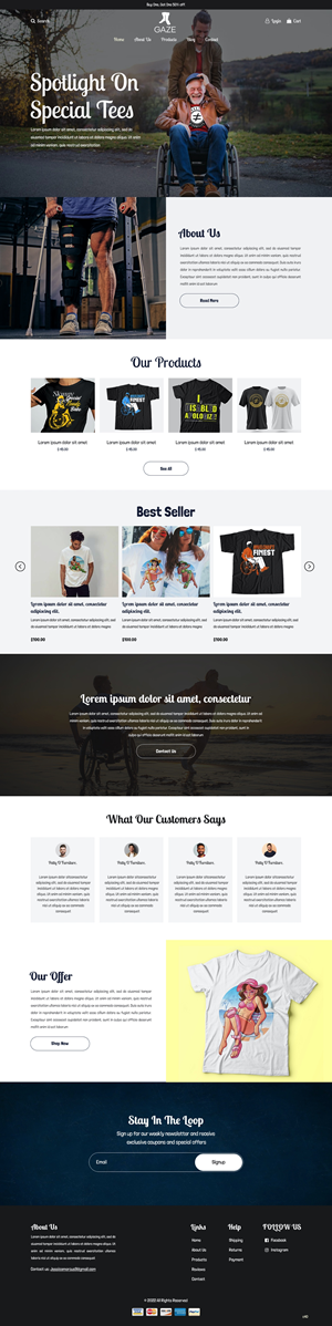 Shopify Design by pb for this project | Design: #29052415