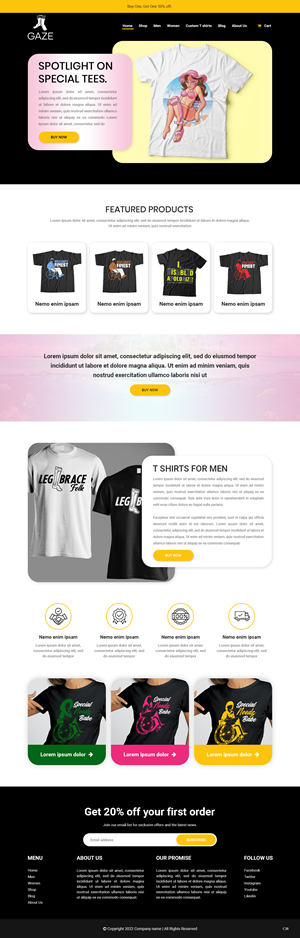 Shopify Design by pb for this project | Design: #29052418