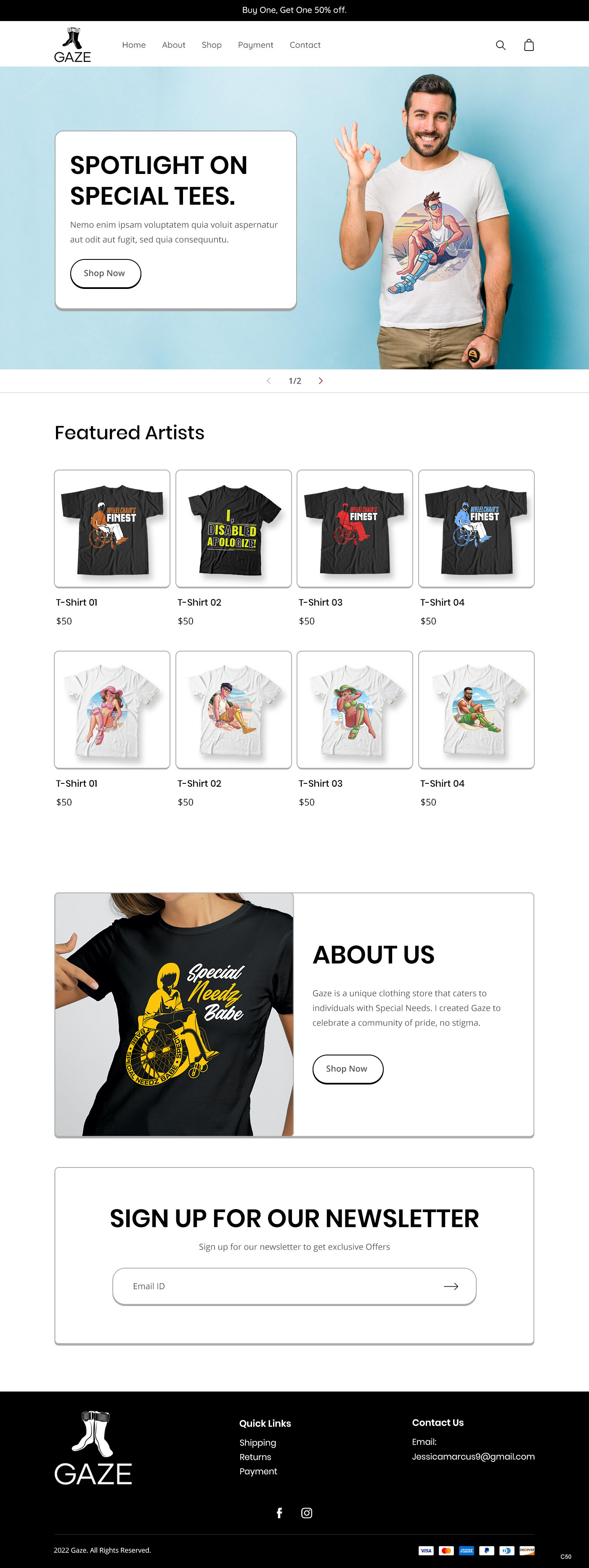 Shopify Design by pb for this project | Design #29052423